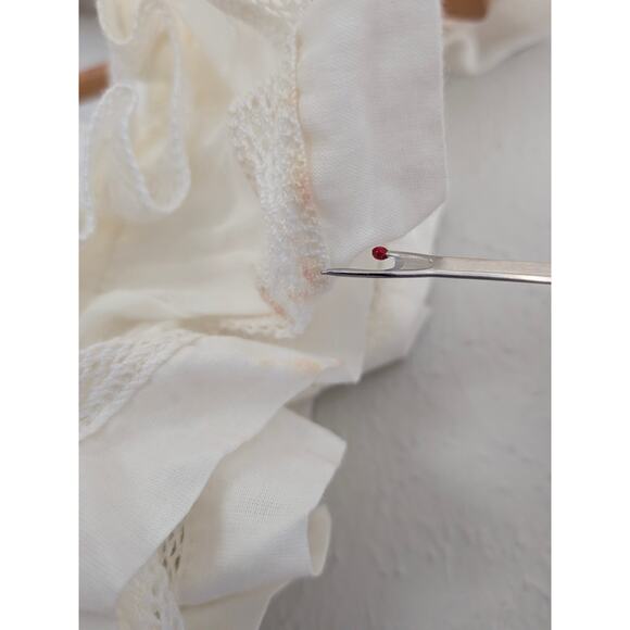 NWT Ulla Johnson Julietta Dress White Cream Sz 6 Victorian Boho Chic Cotton - Picture 11 of 12